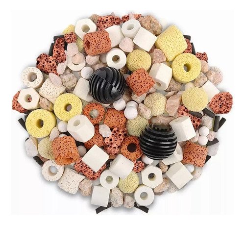 12 En 1 Materiale Filtrante Para Pecera/acuario Filtro 500g - $ 97.5