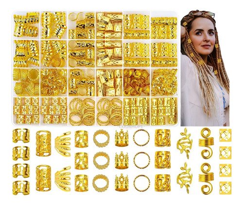 280 Pzs Accesorios Para Trenzas, Pinzas Para Cabello,mayoreo - $ 199.2