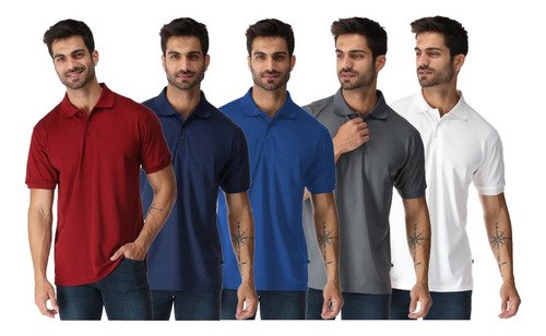 5 Playeras Polo Moda Algodón Calidad Premium Bingo´s Star. - $ 1,045