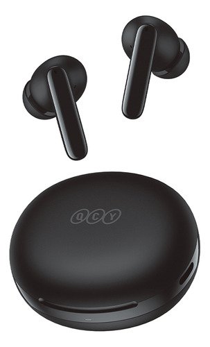 Audífonos Bluetooth In-ear Inalámbrico Qcy T13 Anc 2 Con Manos Libres, 10mm Controlador Dinámico, Bluetooth 5.3,bajos Potentes, 30h, 4 Micros Para Cancelación De Ruido Anc, Color Negro - $ 439.45