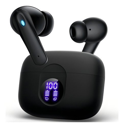 Audífonos inalámbricos bluetooth Occiam P91 In Ears Color Negro - Doble Micrófono Cancelación Ruido, 60H Total Playtime, 13mm Drivers HIFI, ANC 30dB, 45ms Latencia Baja, Carga Rápida 10min - $ 362.28