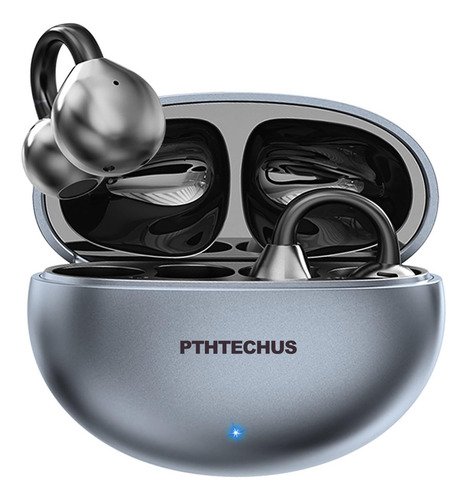 Audífonos Pthtechus M91 Clip ear Inalambricos Auriculares Bluetooth Ipx6 Micrófono Hd Integrado Open Ear Cancelación De Ruido Earbuds Gamer Deportivos Headset Color Negro Luz Led Azul - $ 351.56