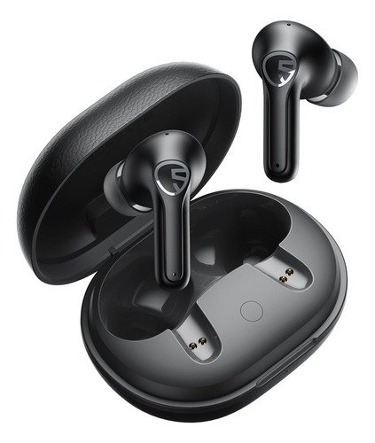Auriculares Inalámbricos Soundpeats T3 Pro Con Cancelación A Color Negro - $ 347.42
