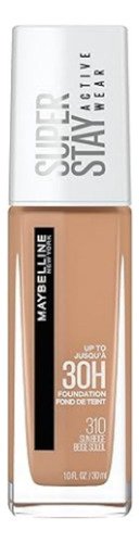 Base de maquillaje líquida Maybelline Super Stay Active Wear Base de Maquillaje tono 310 sun beige - 30mL 30g - $ 180