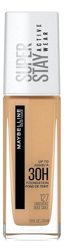 Base Líquida Maybelline Superstay Active Wear Tono 127 Sand Beige 30ml - $ 180