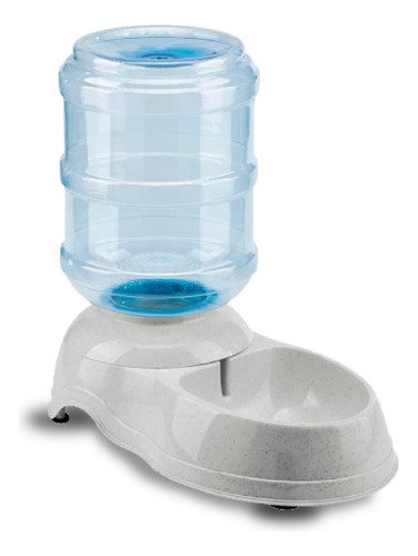 Bebedero Dispensador de Agua para Perro o Gato 3.8 Litros Color Gris Paws and Pals FL8489 - $ 149