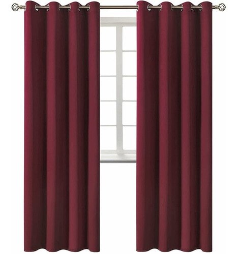 Blackout Cortinas, 2 Paneles, 137 Cm X 214 Cm, Opaco Cortina - $ 265.5