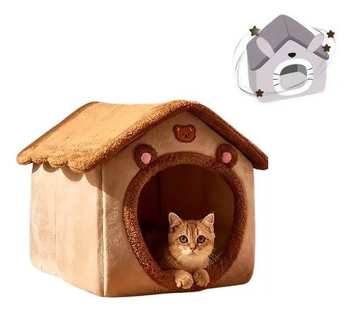 Cama Casita Para Perro Chico Mascotas Pequeñas Lavable¡ - $ 349.5