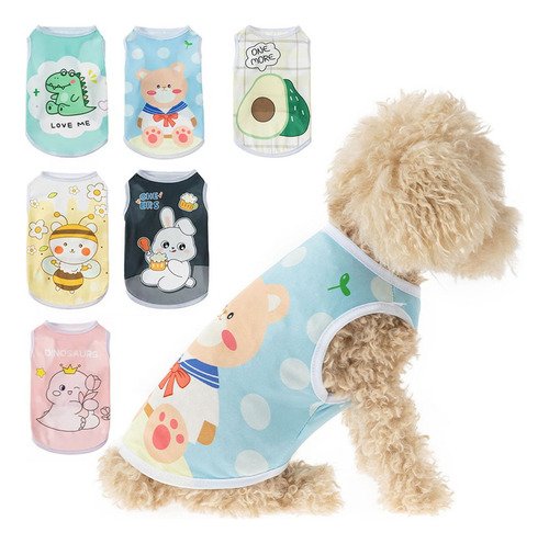 Camisas De Chaleco Para Mascotas, Transpirables, Frescas,6pk - $ 132.6