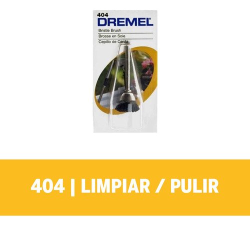 Cepillo De Cerdas Copo 1/2 Dremel 404 Limpiar/pulir - $ 84.72