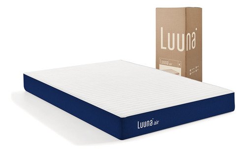 Colchón De Espumas Luuna Air Matrimonial En Caja Altura 20cm - $ 5,599