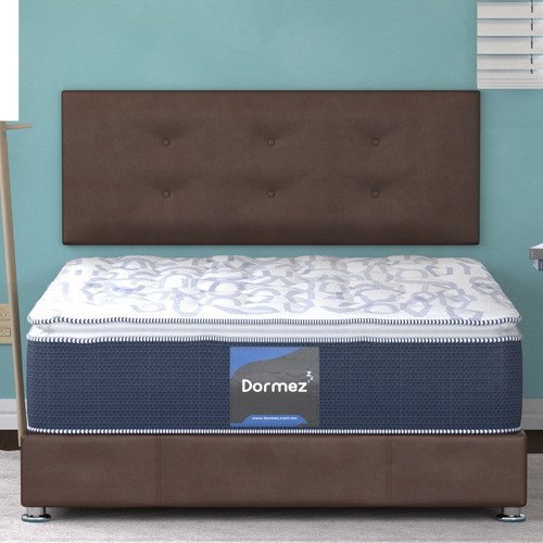 Colchón Matrimonial Dormez Ortopédico Comodidad Y Descanso Color Azul - $ 2,999