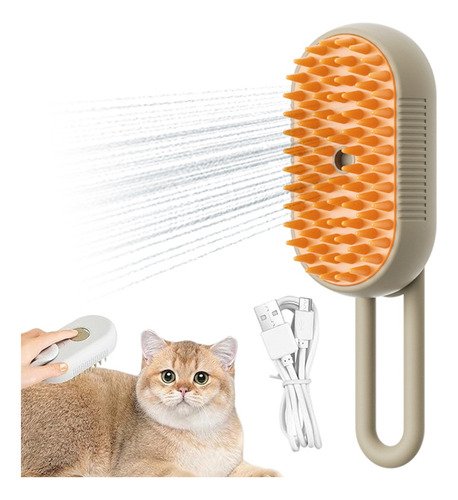 Datiger 3 En 1 Depilación Cepillo De Vapor Para Gato perro Mascota - $ 86.42