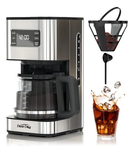 Dear Day Cafetera Eléctrica 12 tazas de café programable - $ 896.31