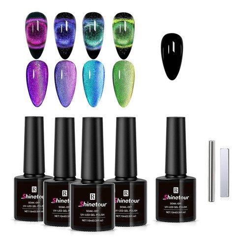 Esmalte Mágico De Uñas En Gel 9d Efecto Ojo De Gato Galaxia - $ 191.76