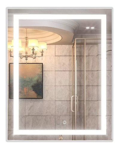 Espejo Luz Led Touch Pared Tocador Baño Vestidor 3 Luces - $ 447.9