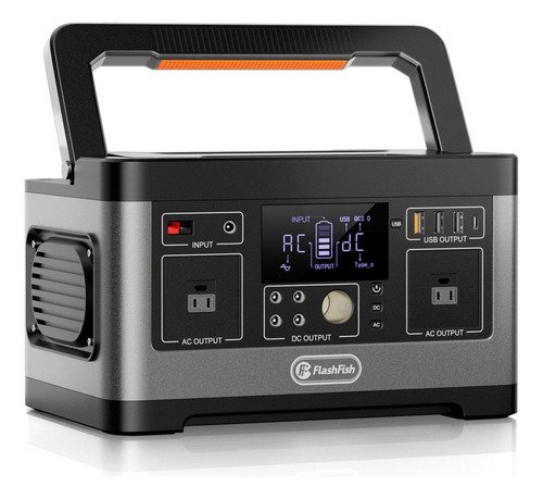 Flashfish P63 Solar Generador 500w Pico 1000W Power Station Portátil 520Wh (140400mAh/3.7V) - $ 4,786.96