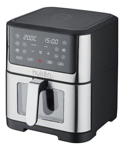 Freidora de aire Huken Masterchef MK-AF-8WT de 8L color plateado - $ 1,909