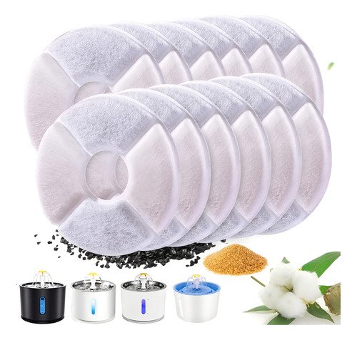 Fuente De Agua Automática Para Mascotas Fliters 12 Piezas - $ 158.62