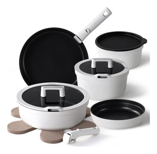 Juego De 14 Sartenes Carote, Blanco - $ 1,130.81