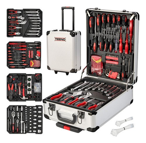 Juego De Herramientas De Taller Mecánico 512 Piezas Teeno Ats-186 Multi - $ 1,690.06