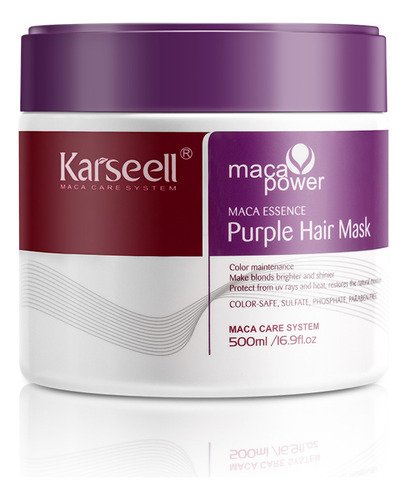 Karseell-morado Máscara Cabello Eliminar Amarillo Color - $ 493.62