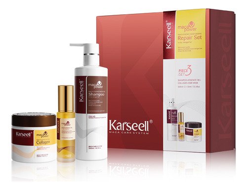 Karseell Tratamiento Capilar+aceite+shampoo Kit 3 En1 - $ 839.44