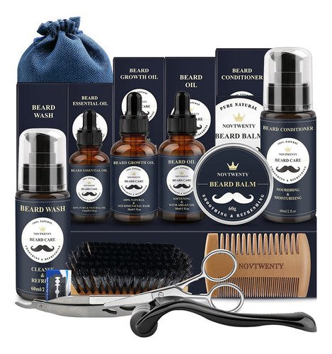 Kit Barba Cuidado Para Hombres, Herramientas De Aseo 12pcs - $ 249.99