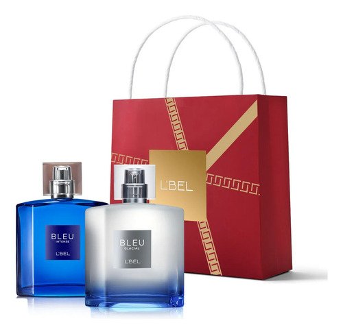 L'bel - Set Bleu Intense, Bleu Glacial Y Bolsa De Regalo - $ 541.8