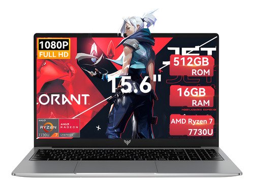 Laptop Games 15.6'' Amd Ryzen 7 7730u 16gb Ram 512gb Ssd Fhd - $ 9,217.26