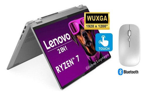 Lenovo 2en1 Ryzen 7 7730u 16 GB de RAM 512 GB Ssd Pantalla táctil 16 Wuxga 1920 X 1200 Amd Radeon Graphics Laptop 82xy007 Incluye Windows Con Regalo - $ 12,699.02