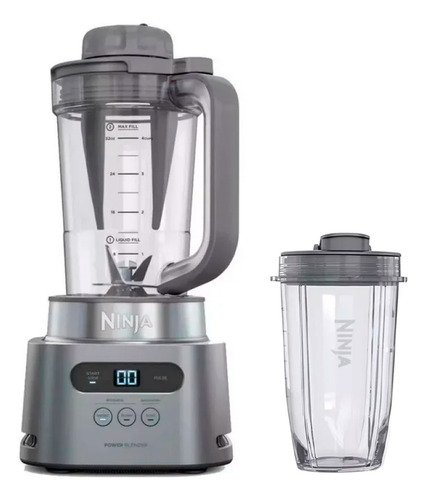 Licuadora portátil Ninja Twisti High-Speed Blender DUO SS150 1.005 L plateada - $ 1,937.49