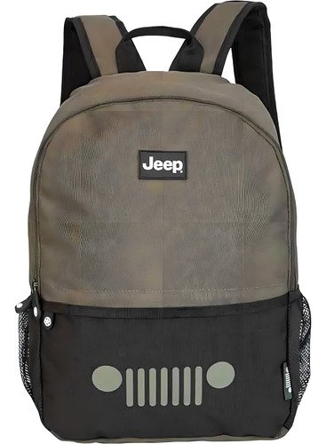 Mochila Jeep Jpss23bp205 Verde Moda Color Verde Oscuro Diseño De La Tela Lisa - $ 480.42