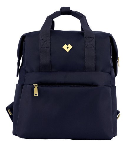 Mochilas Mujer Moda Y Escolares, Backpack Bolsa Dama Luckyly Color Marino Diseño de la tela Moderno - $ 719.55