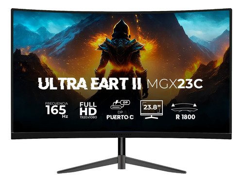 Monitor Gamer Curvo Balam Rush 23.8 Pulgada Mgx23c 165hz 1ms Color Negro - $ 2,129