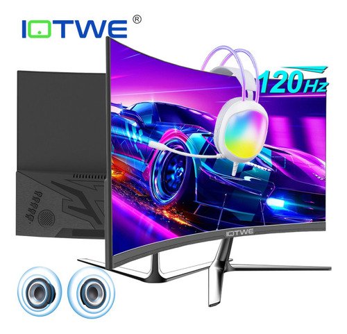 Monitor Gamer Curvo Pc Hdmi Led 120 Hz 24 Fhd Altavoces Integrados 6w Hdmi2.0 Vga Freesync Hdr Iotwe S24q Negro - $ 1,960.84