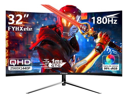 Monitor Gamer Fyhxele con pantalla de 32" 180Hz y resolución Quad HD - $ 3,872.61