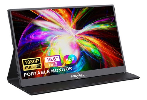 Monitor Gamer Portatil 15.6"" Goojodoq AC1025 Negro - $ 1,559.61