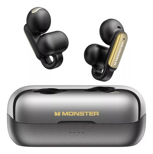 Monster Audifonos Inalambricos Bluetooth Gamer Impermeable Ipx6 Con Micrófono Hd Integrado Auriculares Earbuds Bluetooth Deportivos Clip Para Oídos Headset Negro - $ 369.98