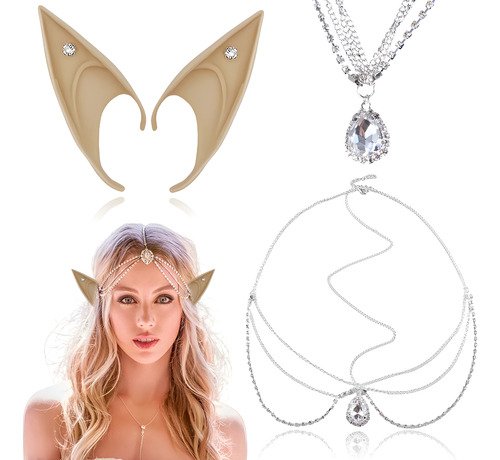 Orejas Duende Elfo Hada Navidad Halloween Vampiro Disfraces Accesorios - $ 162.95