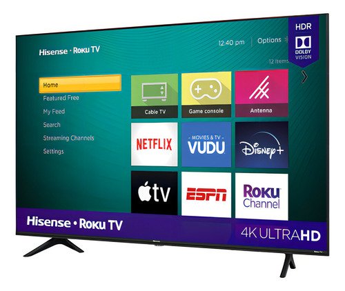 Pantalla Televisión Hisense 58"" Smart Tv Roku 4k Uhd 58r6e3 - $ 6,499