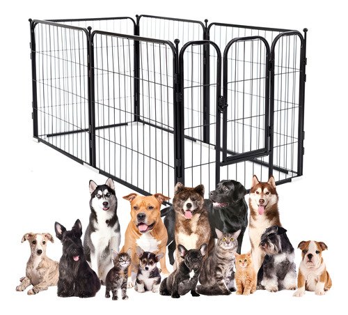 Pets Home Corral Para Mascota Rejas De Plegable Perros120*60 - $ 928.4