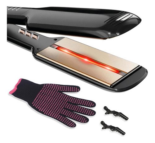 Plancha De Cabello Profesional 450f 2en1 Alaciadora C/ Lcd - $ 359.55