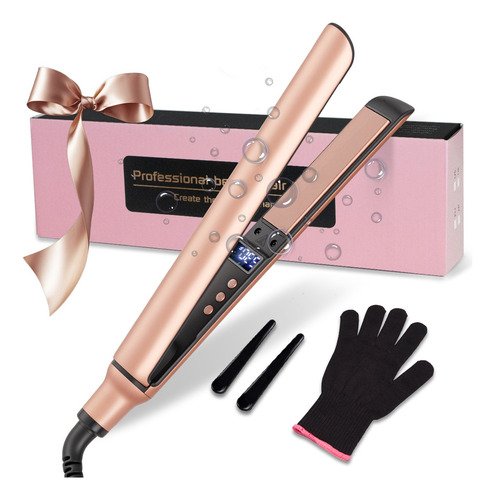 Plancha De Cabello Profesional De Cerámica 2 En 1 Para Pelo - $ 253.8