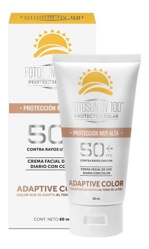 Protector Solar Fotosun Uv Se Adapta Al Tono De Piel 50+ Fps - $ 150
