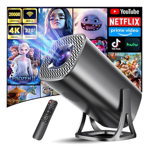 Proyector 4k Profesional 20000lm Android Wifi6 Led Hd 1080p - $ 898.56