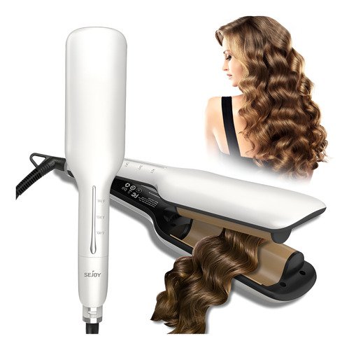 Rizadora Profesional Cabello Cerámica Sejoy Ferro Tenaza - $ 239.51