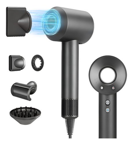 Secador De Cabello Ruike Iónico Profesional 1.6 Kw - $ 552.72