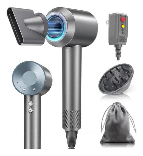 Secador De Pelo Alta Velocidad 110000rpm Profesional 3 En 1 - $ 494.55