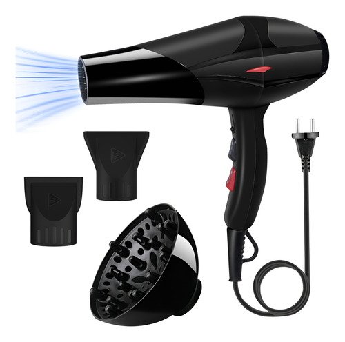 Secadoras Cabello Profesional Con Boquilla Desmontable 2300w - $ 489.51